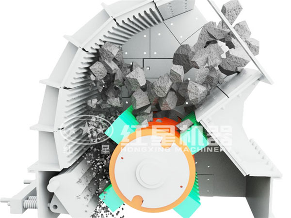 錘式破碎機工作原理展示圖