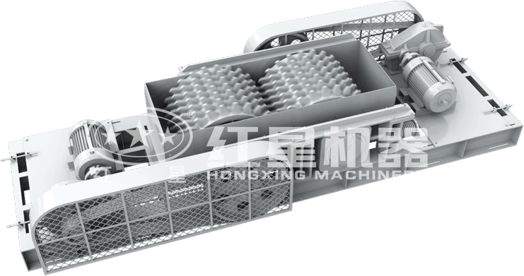 對輥式破碎機工作原理圖