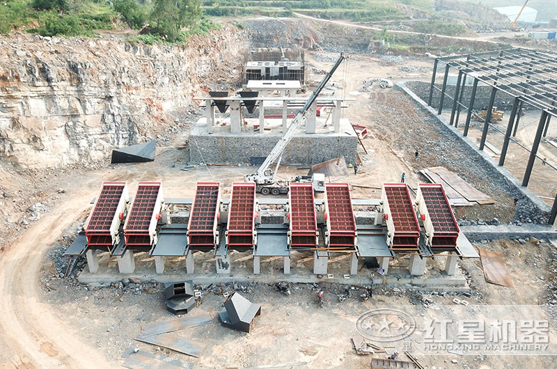 時產(chǎn)1000噸碎石生產(chǎn)線客戶現(xiàn)場