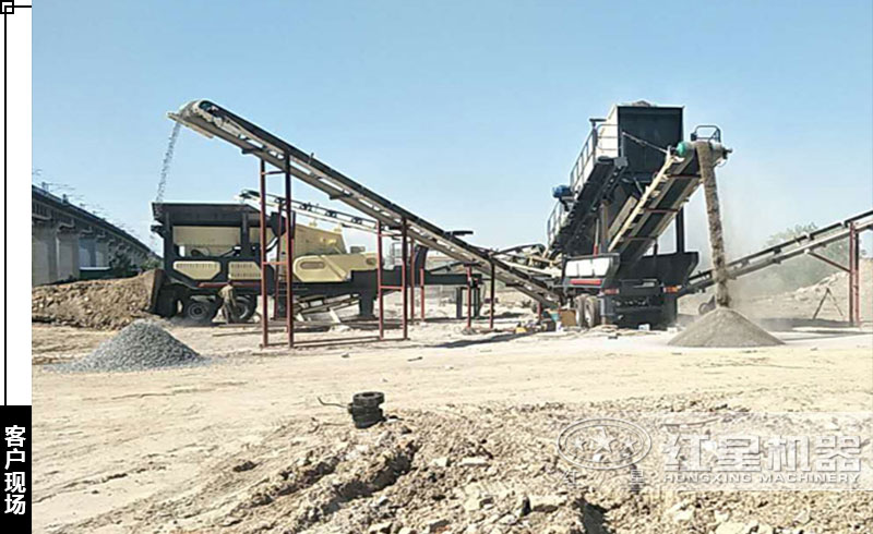 青石破碎機客戶現(xiàn)場