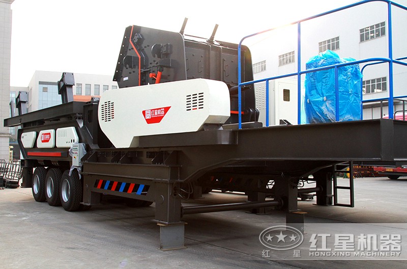 反擊式移動破碎機實拍圖