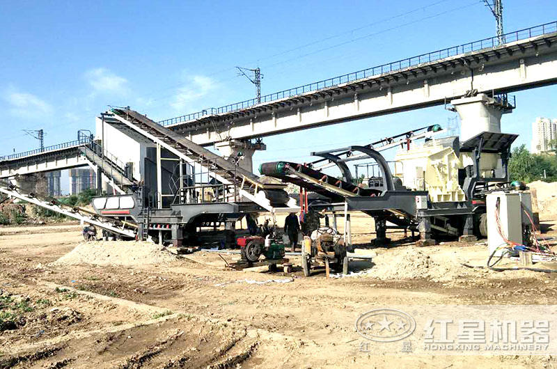 輪胎式移動破碎站