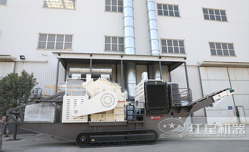 可移動的履帶式粉碎機