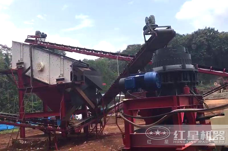 生產(chǎn)線中用于細碎的圓錐破碎機