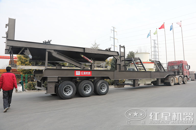 車載式流動打沙機發(fā)貨