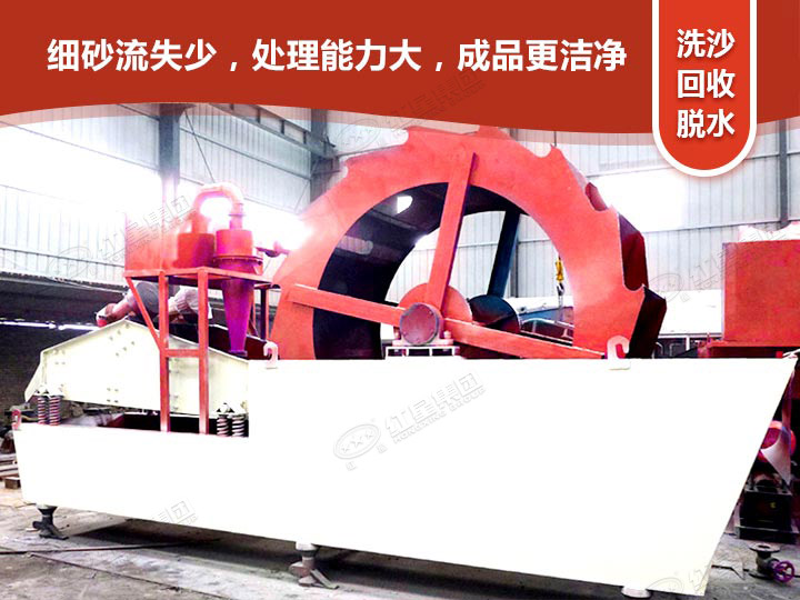 新型洗沙機(jī)洗凈度高，效益好