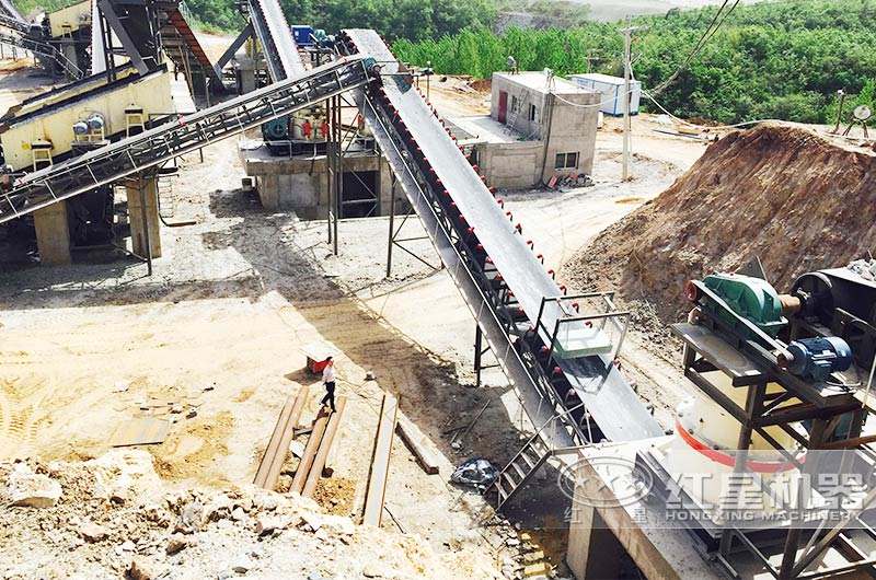 山西砂石料制砂生產(chǎn)線現(xiàn)場