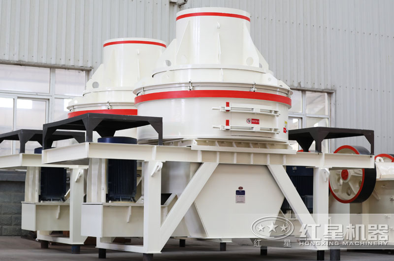 直通沖擊式制砂機(jī)，體積小，移動方便