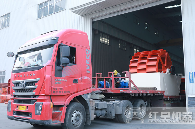 水洗沙機(jī)準(zhǔn)備出廠發(fā)貨，運(yùn)往安徽合肥