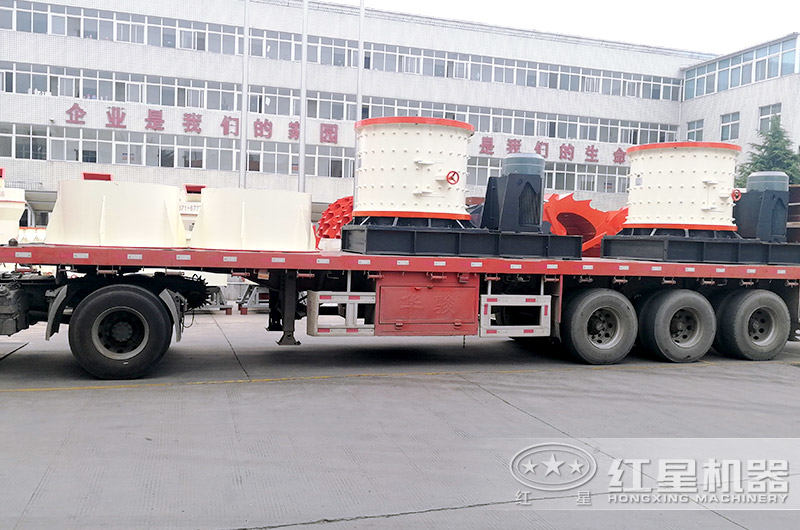 小型石料制沙機(jī)發(fā)貨現(xiàn)場圖