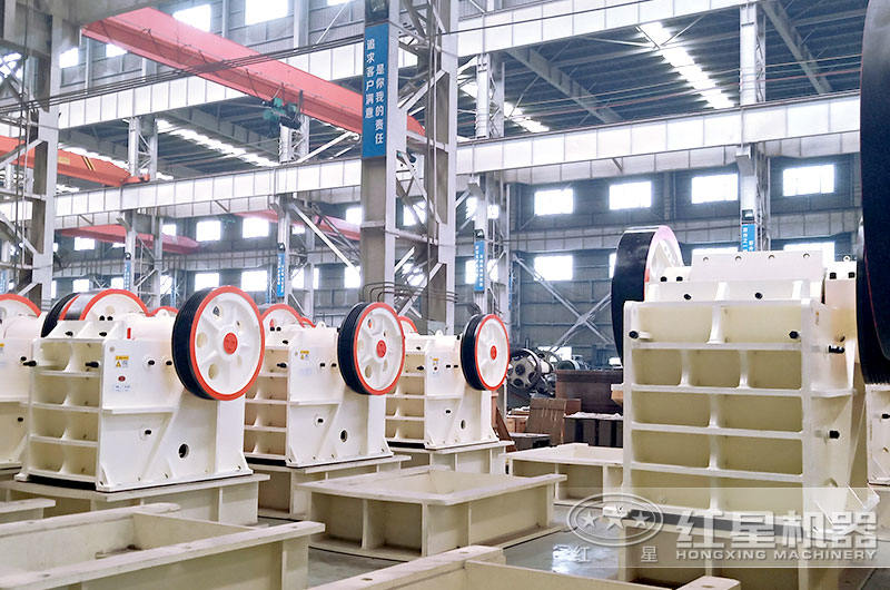 顎式破碎機車間實拍大圖