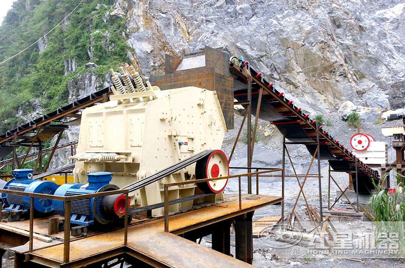 石灰石破碎現場