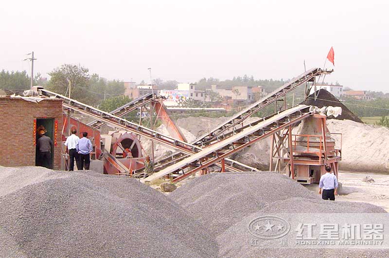 粒度不超過60mm的原料制砂生產(chǎn)線，小型制砂機(jī)