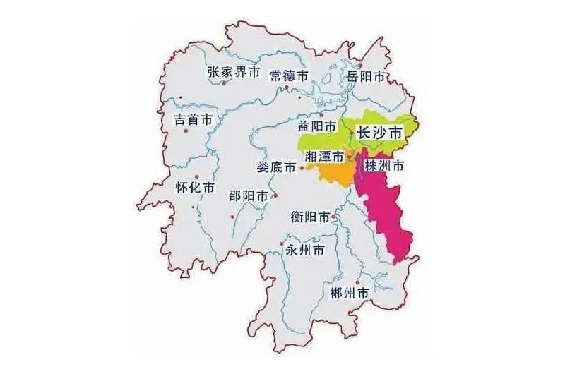 長(zhǎng)株潭都市圈范圍